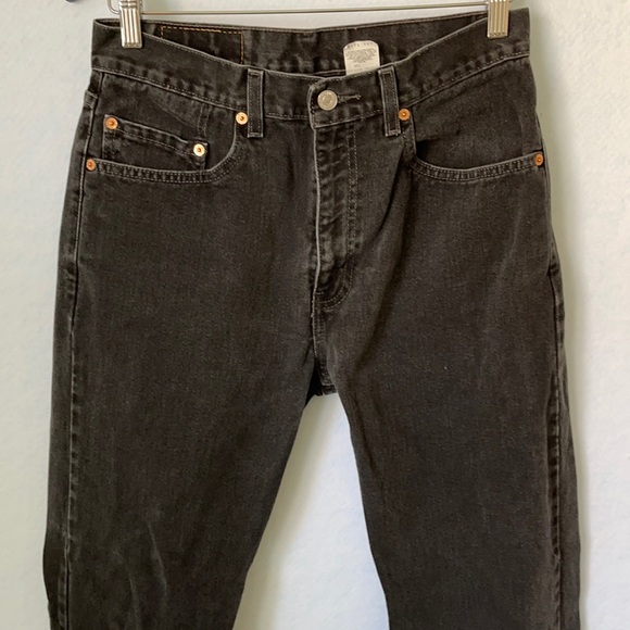 Levi’s 505 Black Regular Fit StraightLeg Jeans - Picture 2 of 11